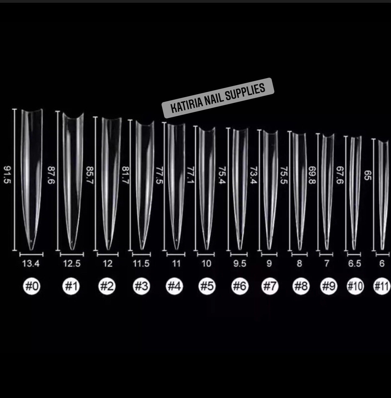 4XL Stiletto Tips