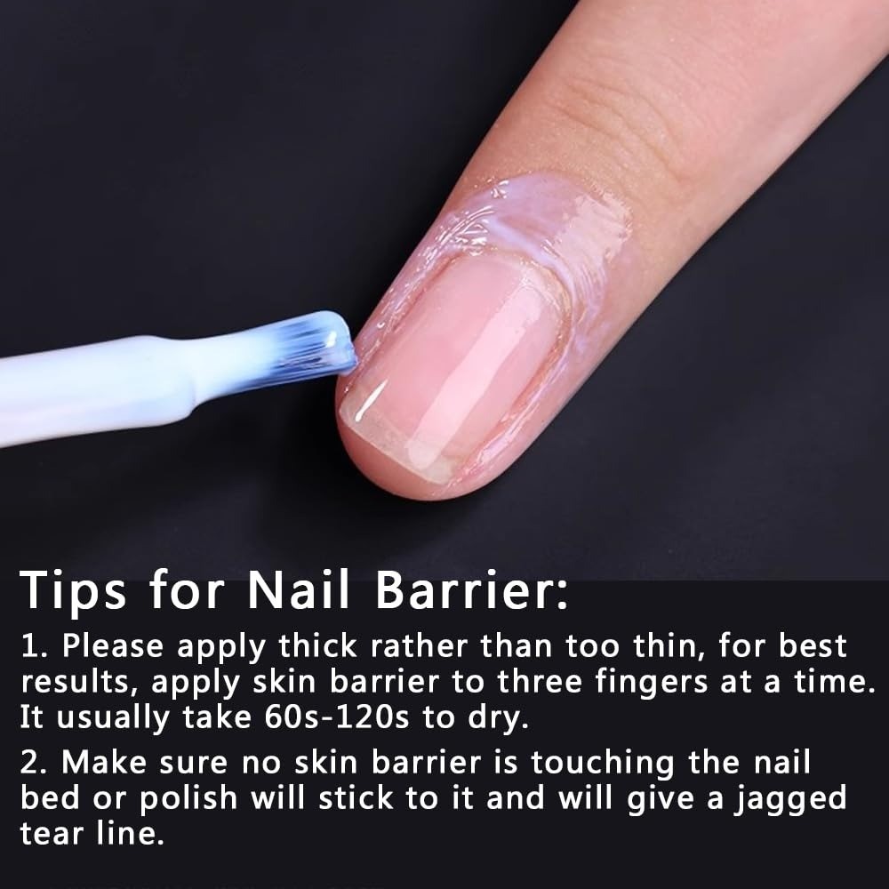 Liquid Latex Tape Peel Off Nail Cuticle Guard Skin Barrier Protector for DIY