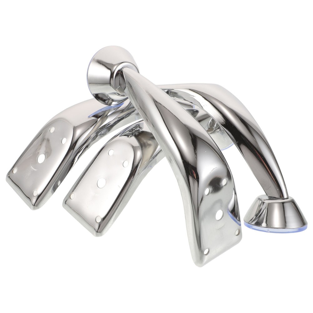4pcs Nail Hand Rest Stand Legs, Iron Curved Mounting Brackets for Manicure Arm