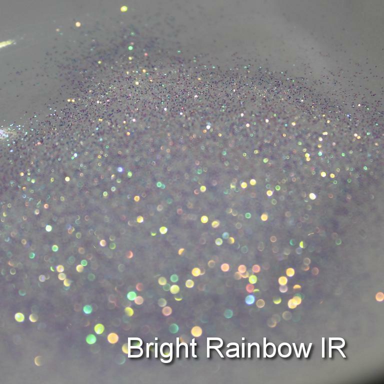 .008 Ultra Premium Ultra Fine Polyester Glitter 1/128″- Bright Rainbow IR