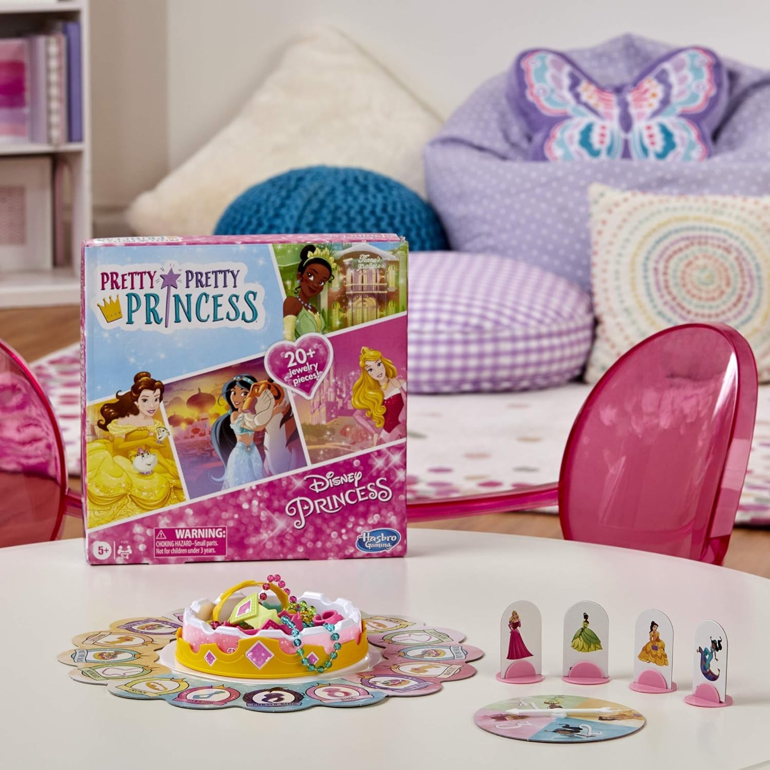 Hasbro Gaming Pretty Princess: Edition Board Game Featuring Disney…