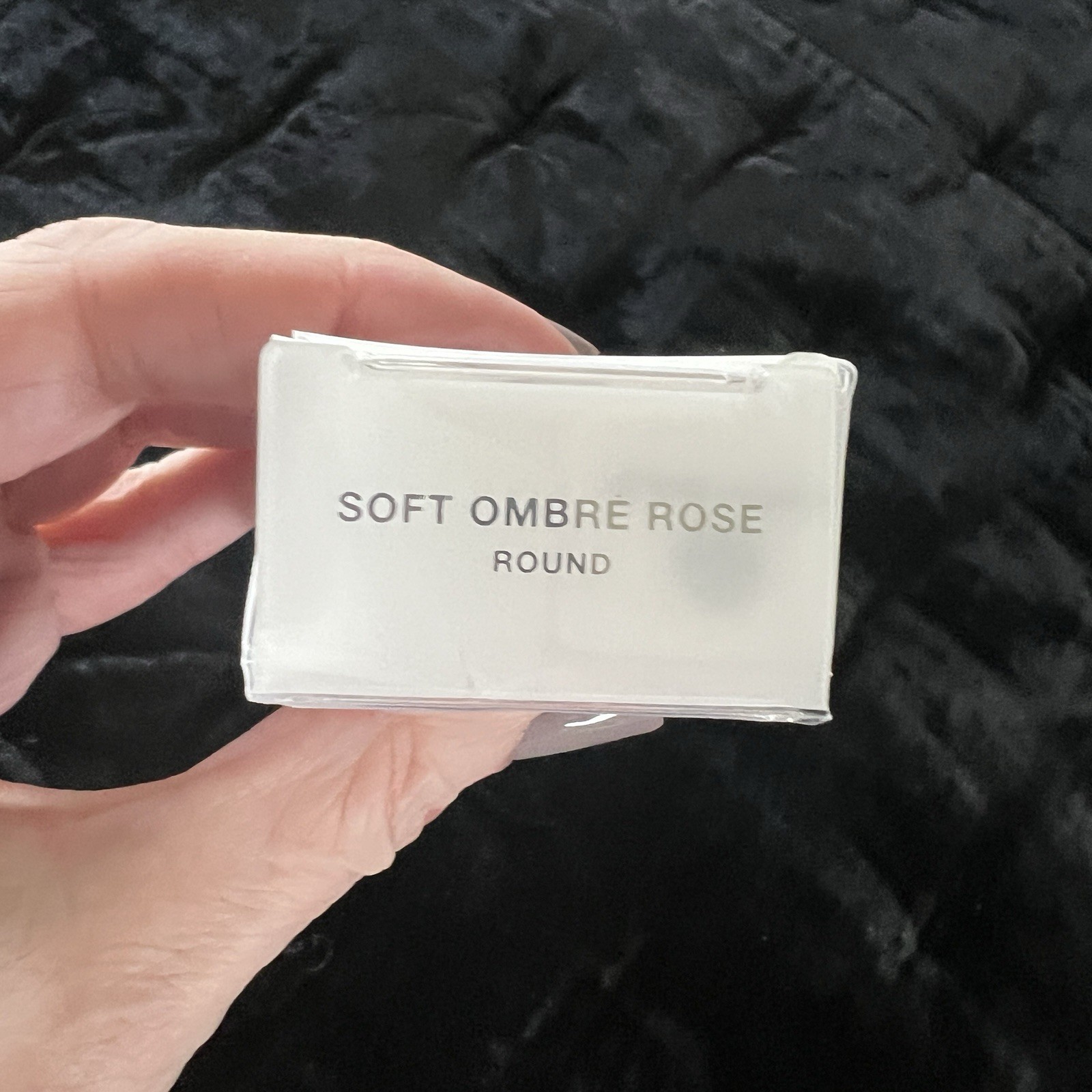 💅 Static Nails Soft Ombré Rose Round Reusable Pop-On Manicure New In Box