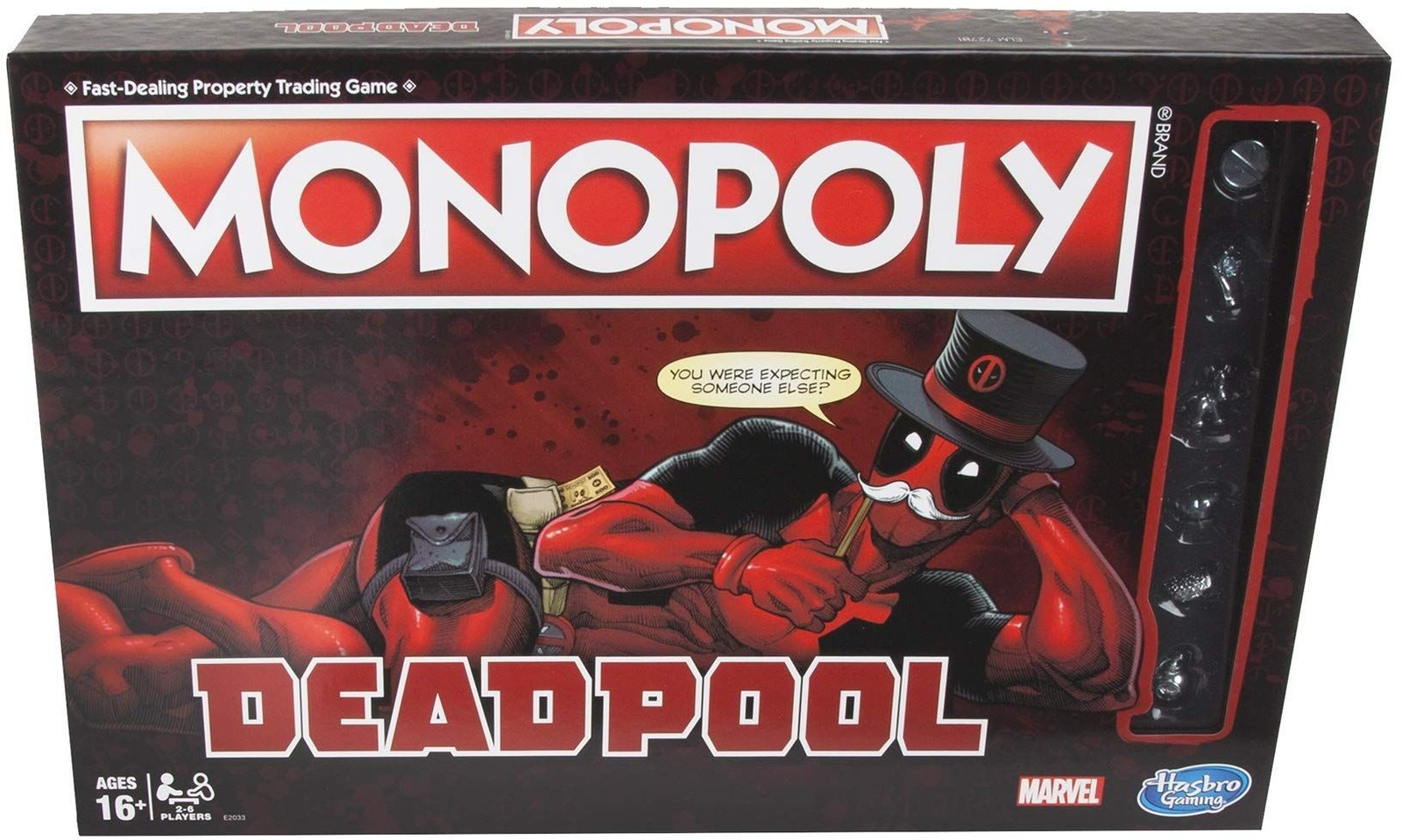 Hasbro Gaming Monopoly Game: Marvel Deadpool Edition Standard, Standard