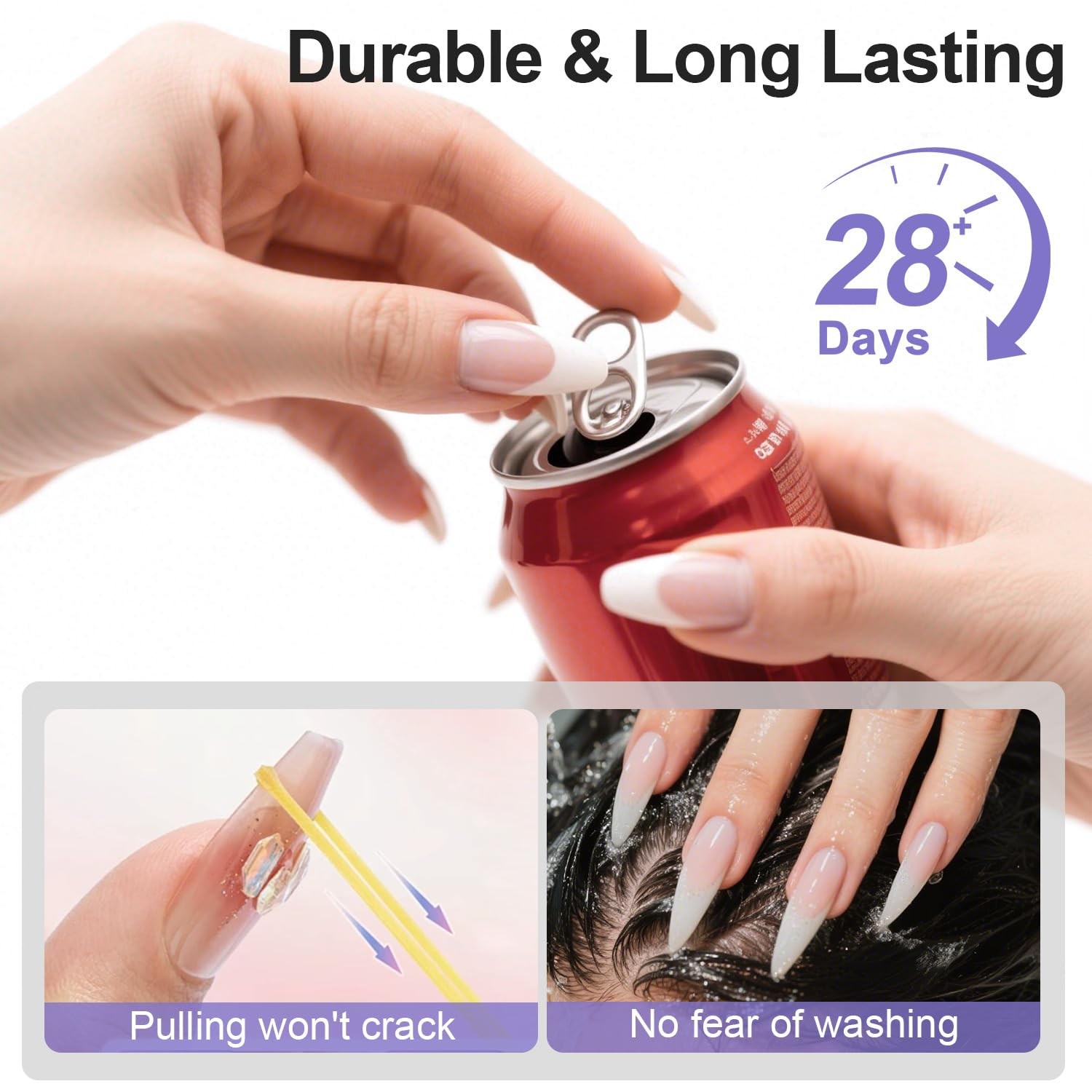 10 in Nail Glue and Prep Dehydrator Set 15ml for Acrylic Nails Tips Press on …
