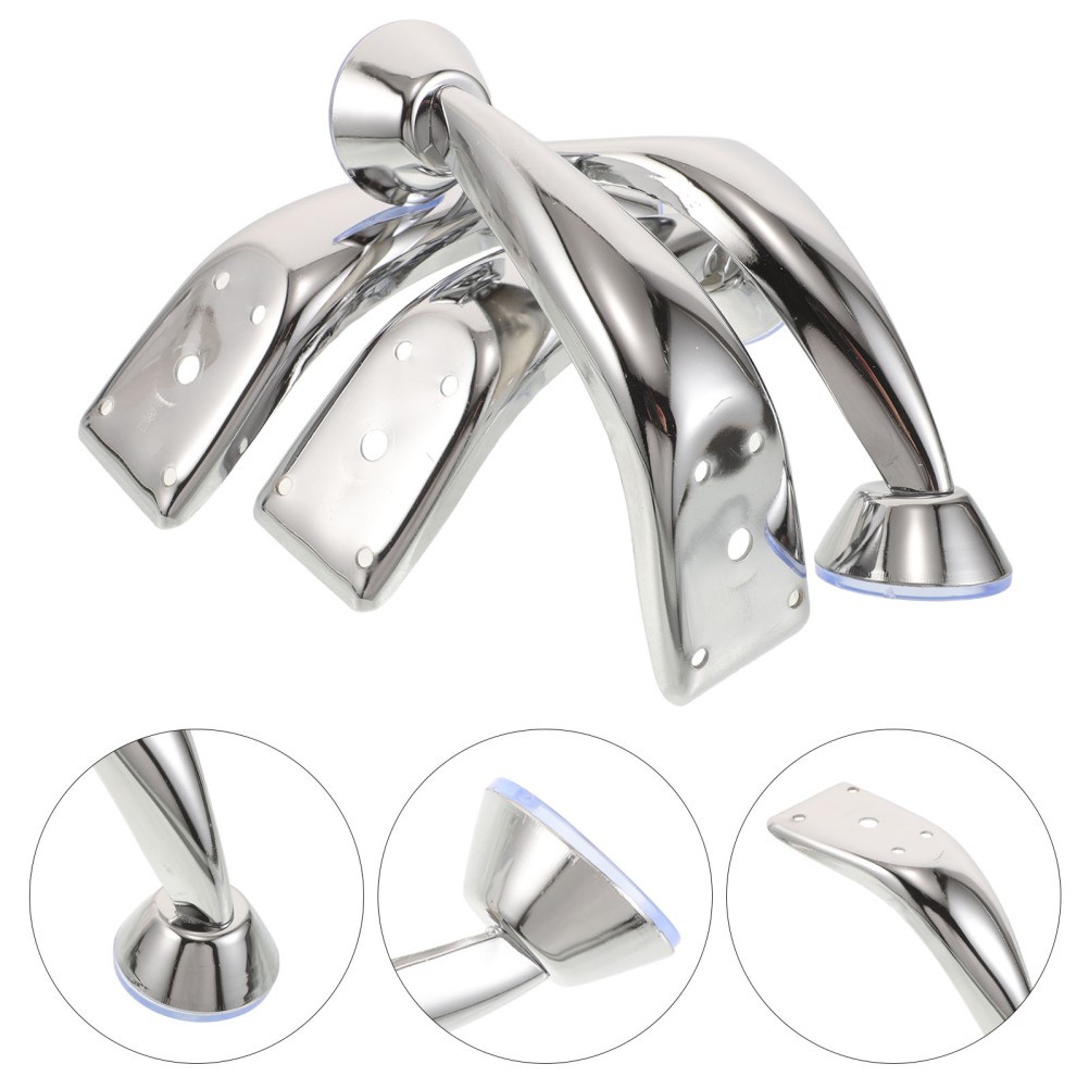 Heavy Duty Iron Nail Arm Rest Stand with Stable Metal Legs for Salon Manicure
