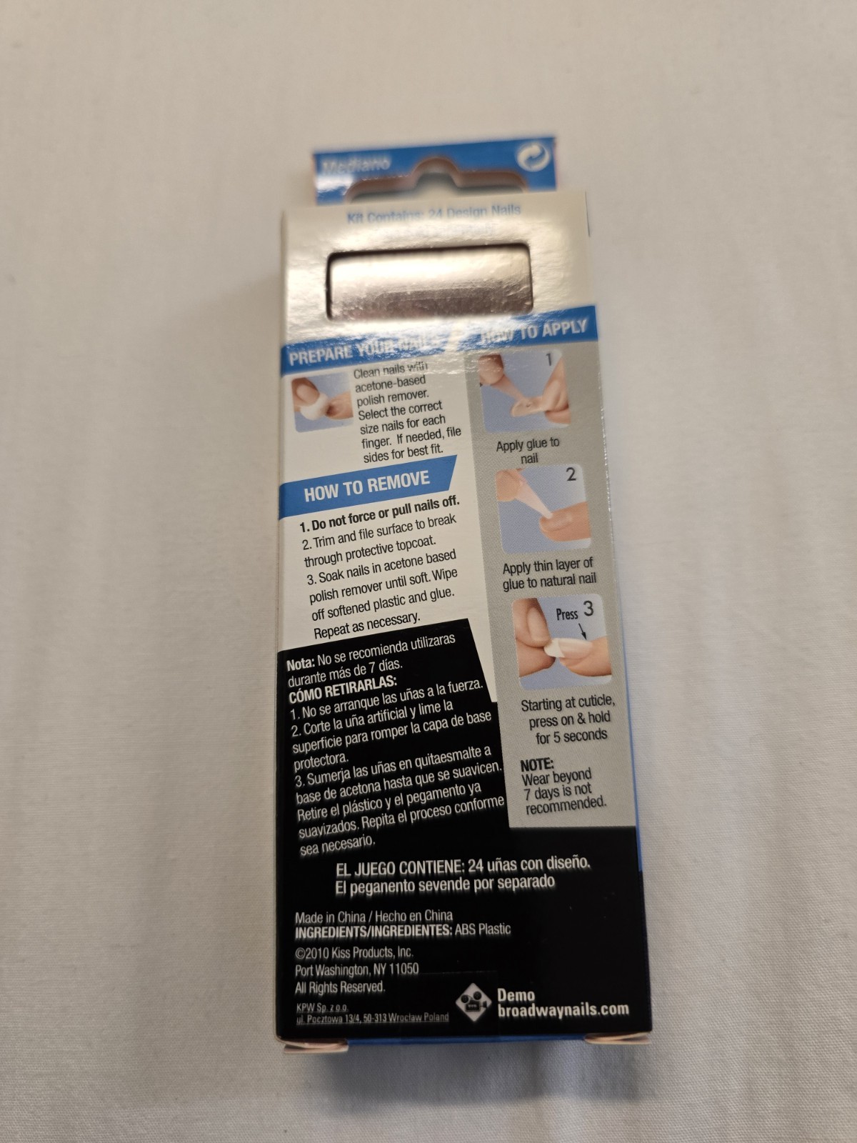 Lot Of 36 X 24Kiss Broadway Fashion Express Nails