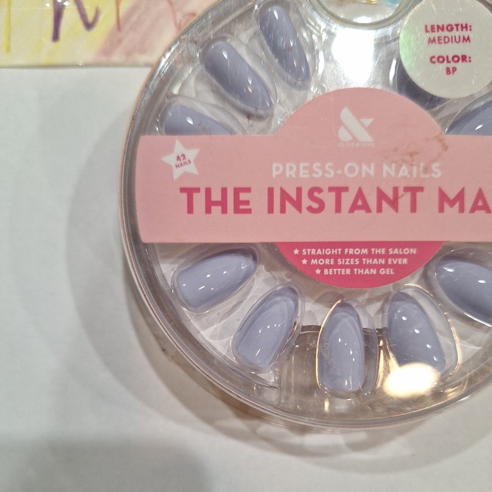 Olive & June The Instant Mani Press-On Nails Medium BP [Blueish Purple] 42ct