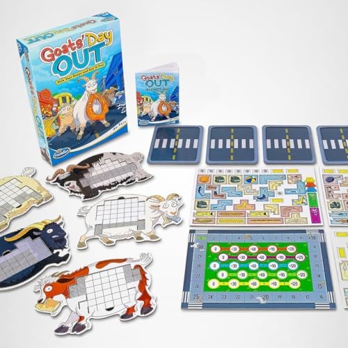 ThinkFun Goats’ Day Out: A Hilarious 0.1 x 9.8 x 6.7 inches, Multicolor