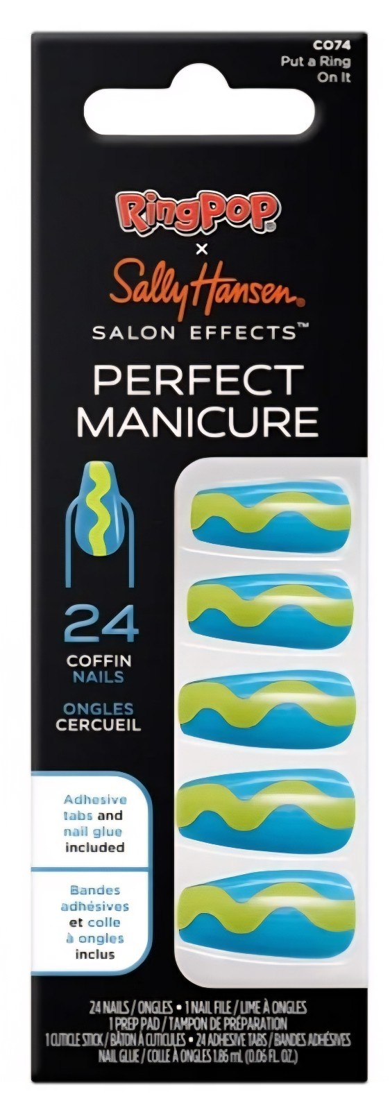 Lot of 4RING POP x Sally Hansen Perfect Manicure Press-On Nails
