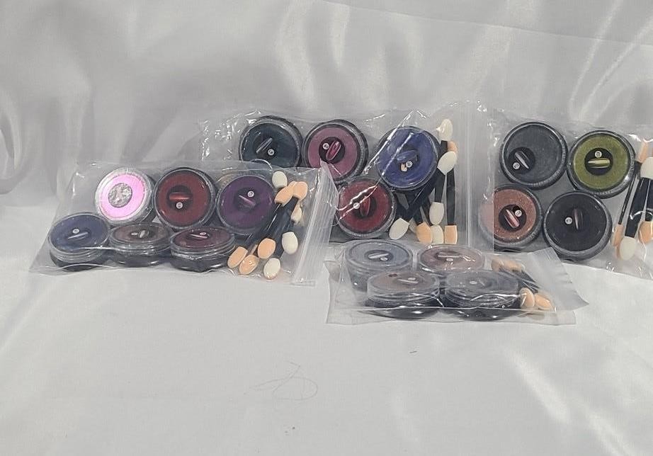 Artdone 20 Jars Chrome Nail Powder Set Metallic Mirror Effect Holographic Aurora