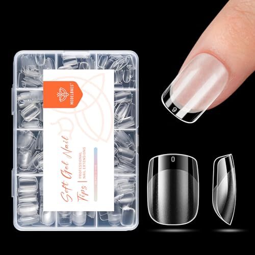 Extra Short Square Nail Tips, Pre-shaped Gel x Nail Tips A6-Extra Short Square