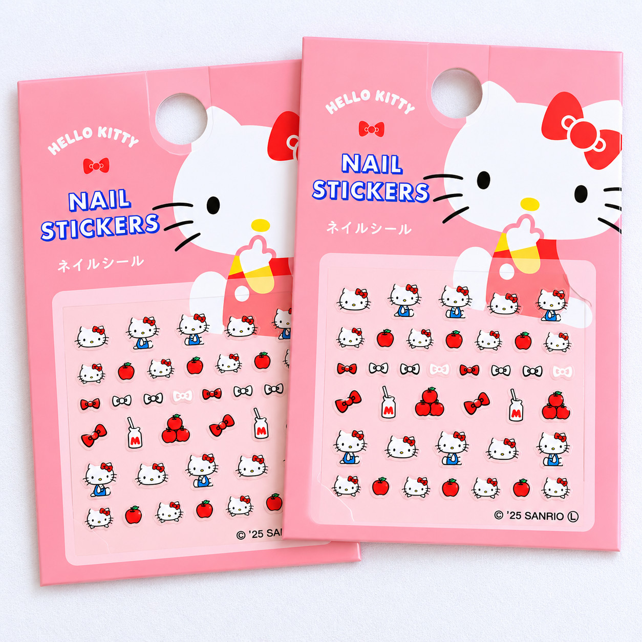 Sanrio Hello Kitty Nail Stickers Set of 2 Kawaii Nail Art Decals Japan NEW