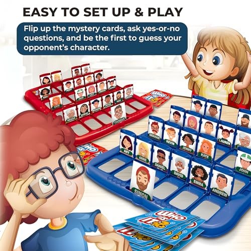 Haugboag Guessing Game for Kids,Who is It Board Large, Character