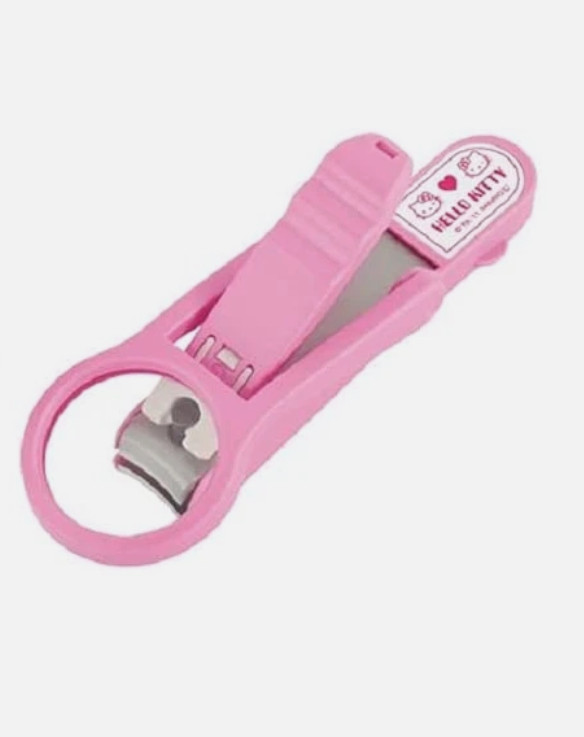 (Set of2) Japan Hello Kitty Nail Clipper Beauty Tool Cutter Trimmer w/ Magnifier