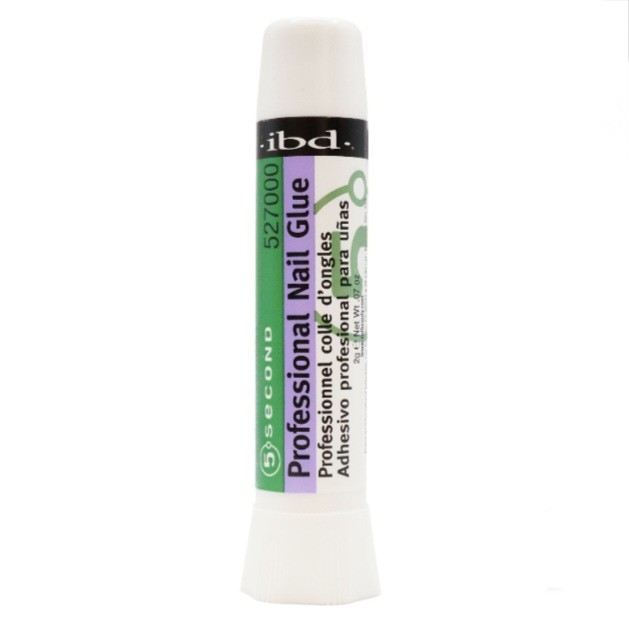 Ibd 5 Second Professional Nail Glue, 0.07 oz (Pack of 4) Clear