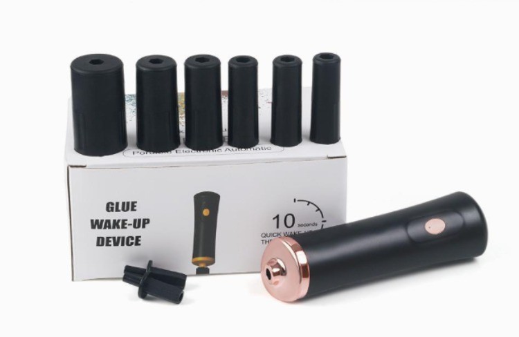 With 2pcs Connector 6pcs Glue Cover Die Electric Eyelash Glue Shaker Machine Hot