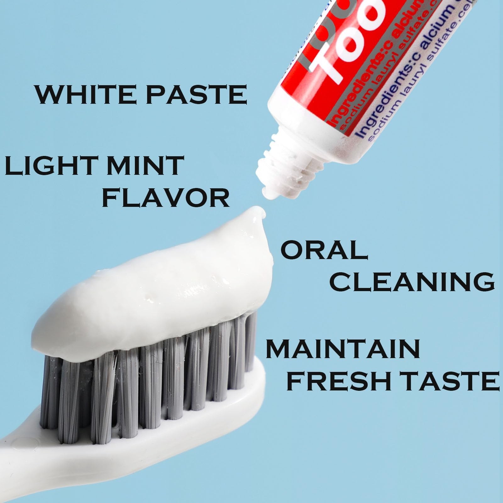 50 Tubes Bulk Travel Size Toothpaste,Extra Small 0.35oz Small Toothpastes Tra…