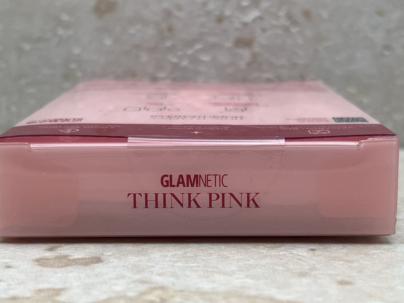 Glamnetic Think Pink Short Oval Press-On Nails – Easy Application – NIB