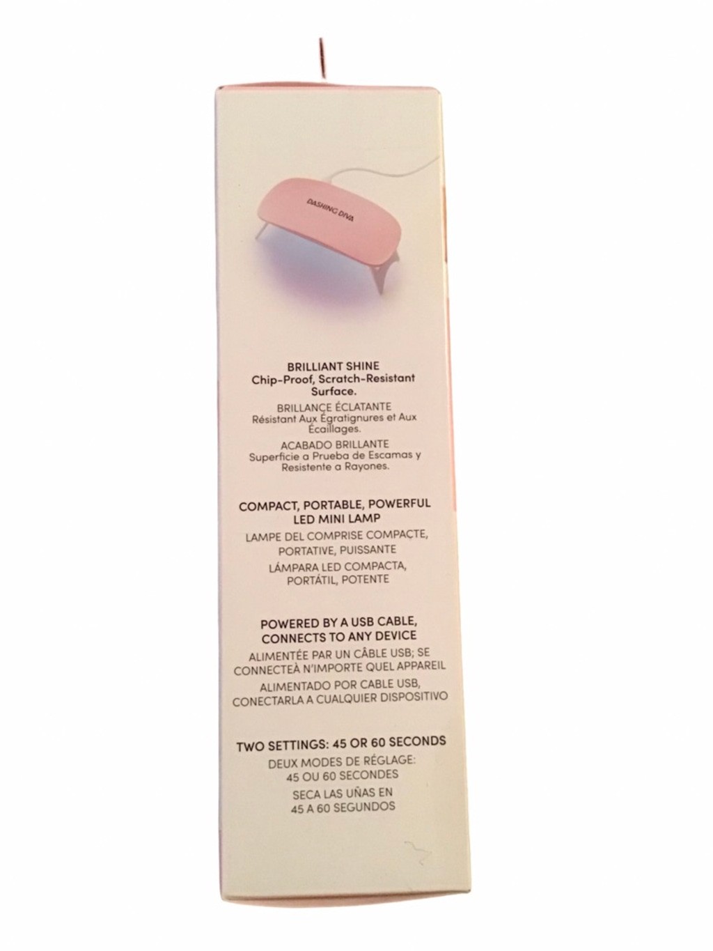 Women’s Dashing Diva Press-On Nails Starter Kit & Gloss Strips Pink Light Blue O