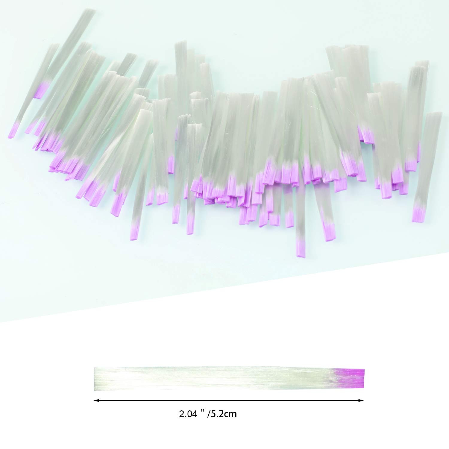 100 Pieces Fiberglass Nail Extension Silk,Nails Tips Quick Extension Fiberglass