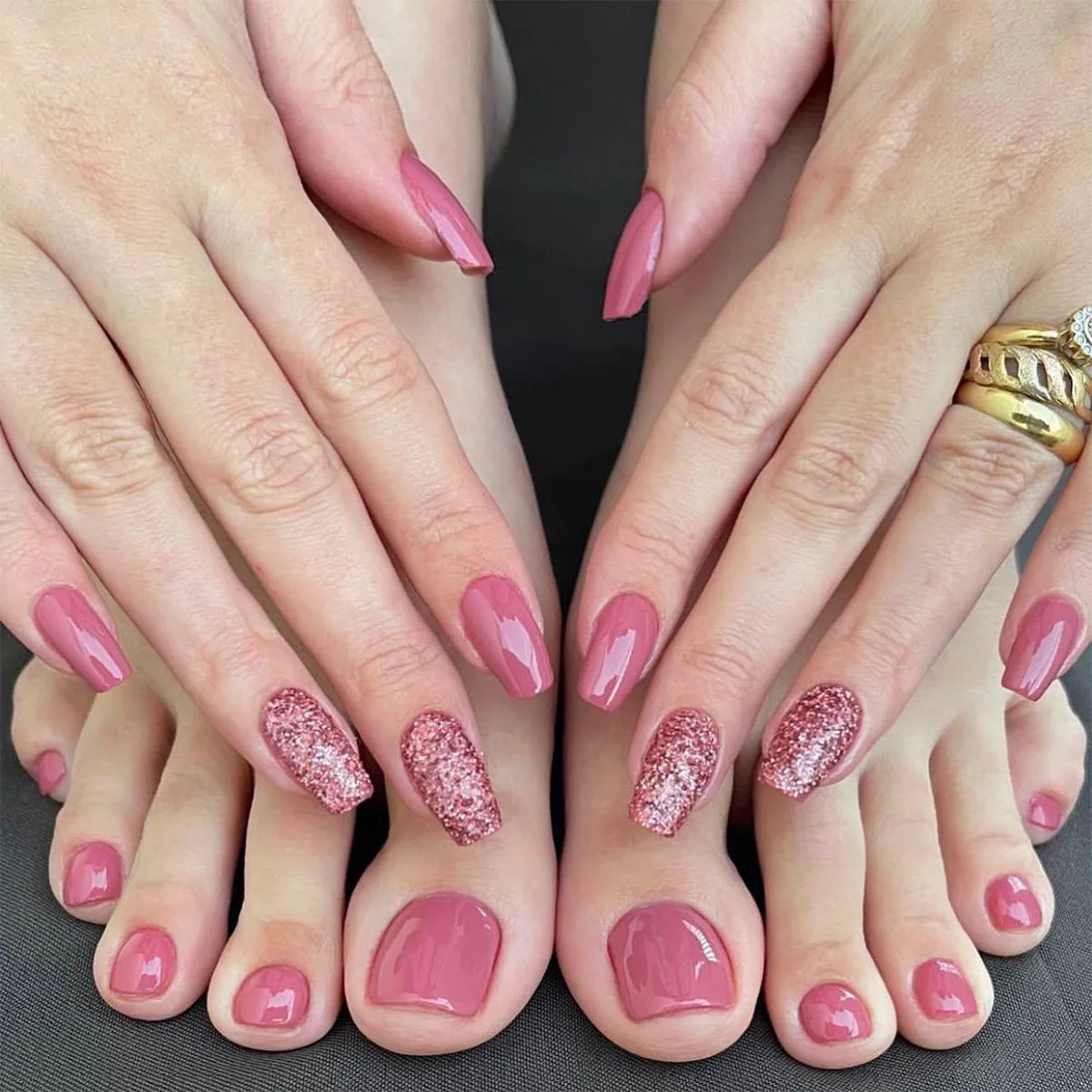 48Pcs Wearable Finished Solid Color French Artificial False Nails For Hand Foot