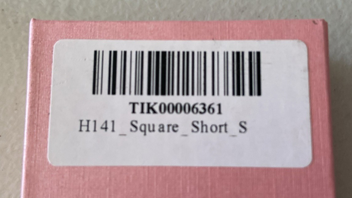 LovFul H141 Square Short Small Handmade Nails Pink *NEW*
