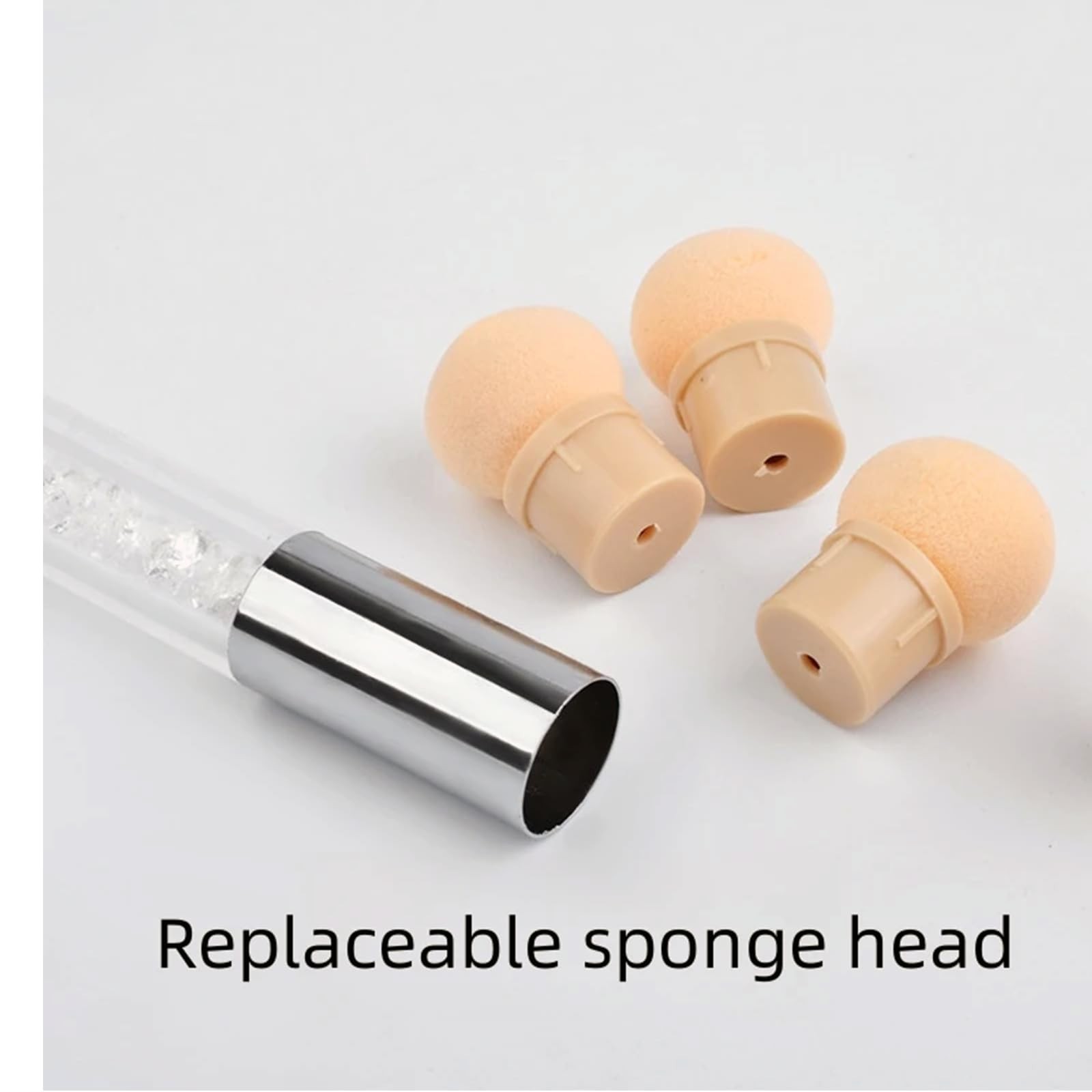 3Pcs Acrylic Nail Brush Set，UV Nail Ombre Brush，Double-Head Sponge Pen，Manicu…