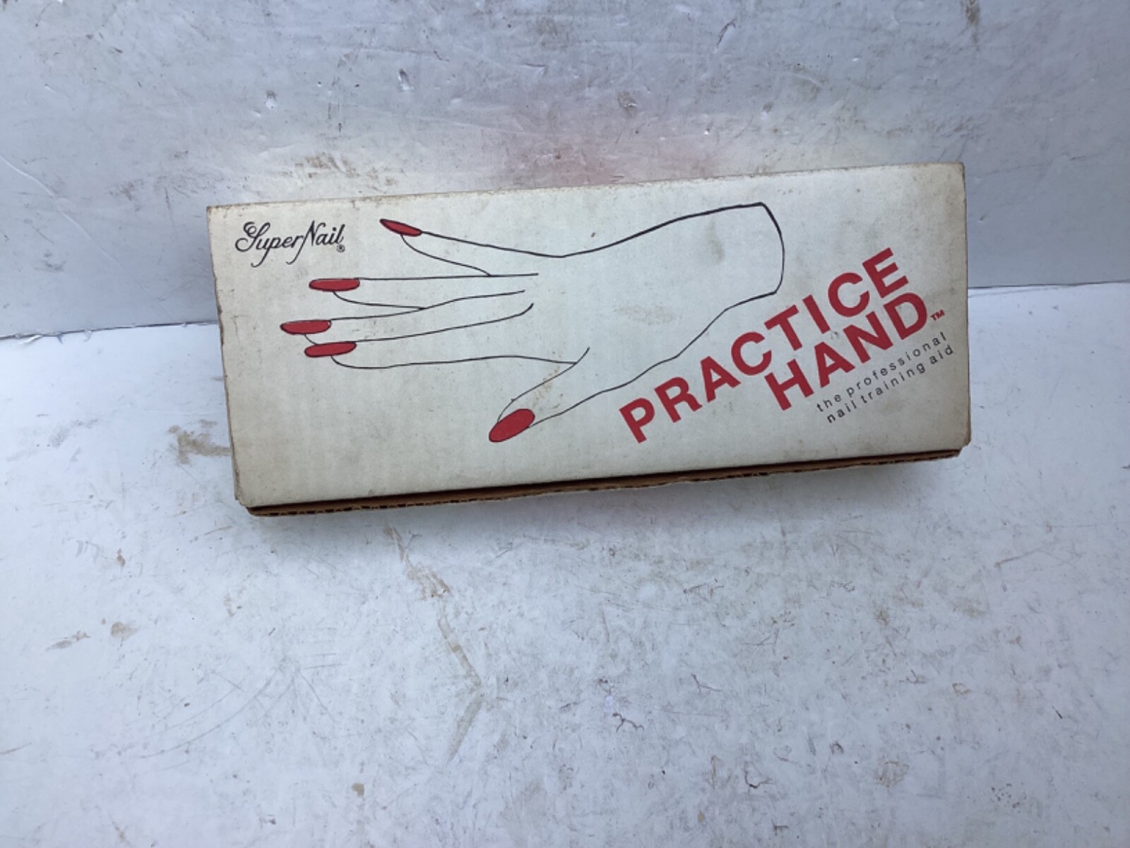 Super Nail Practice Hand Model, Acrylic Nail Training Hand & Fingers Nailbar