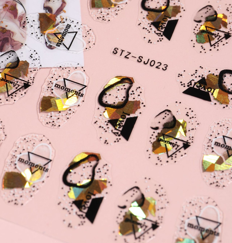 Nail Art Stickers Decals Transfers Flowers Butterfly Abstract Face French NS45