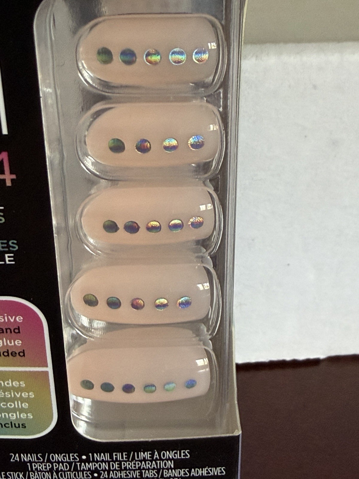 Sally Hansen Perfect Manicure Pride 24 Oval Nails Set Lot Of 2