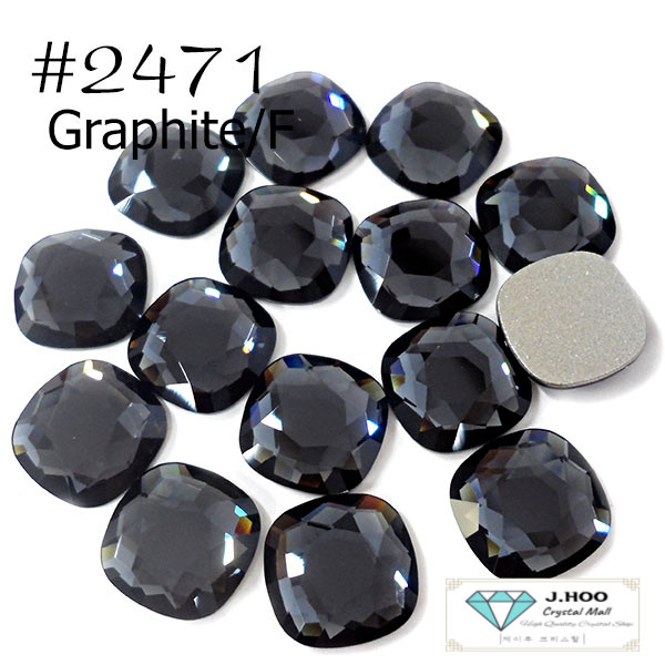 Swarovski 2471 Cushion Flat Back 10mm(4pcs)