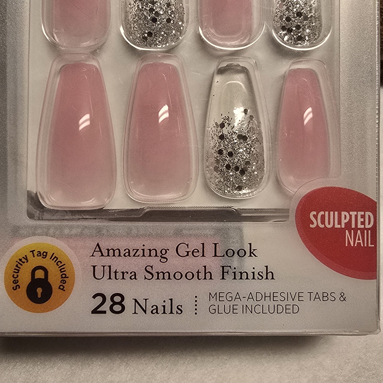 Kiss Jelly Fantasy Nails Ultra Smooth Sculpted Nails Long 84139 KGFJ102S Pink