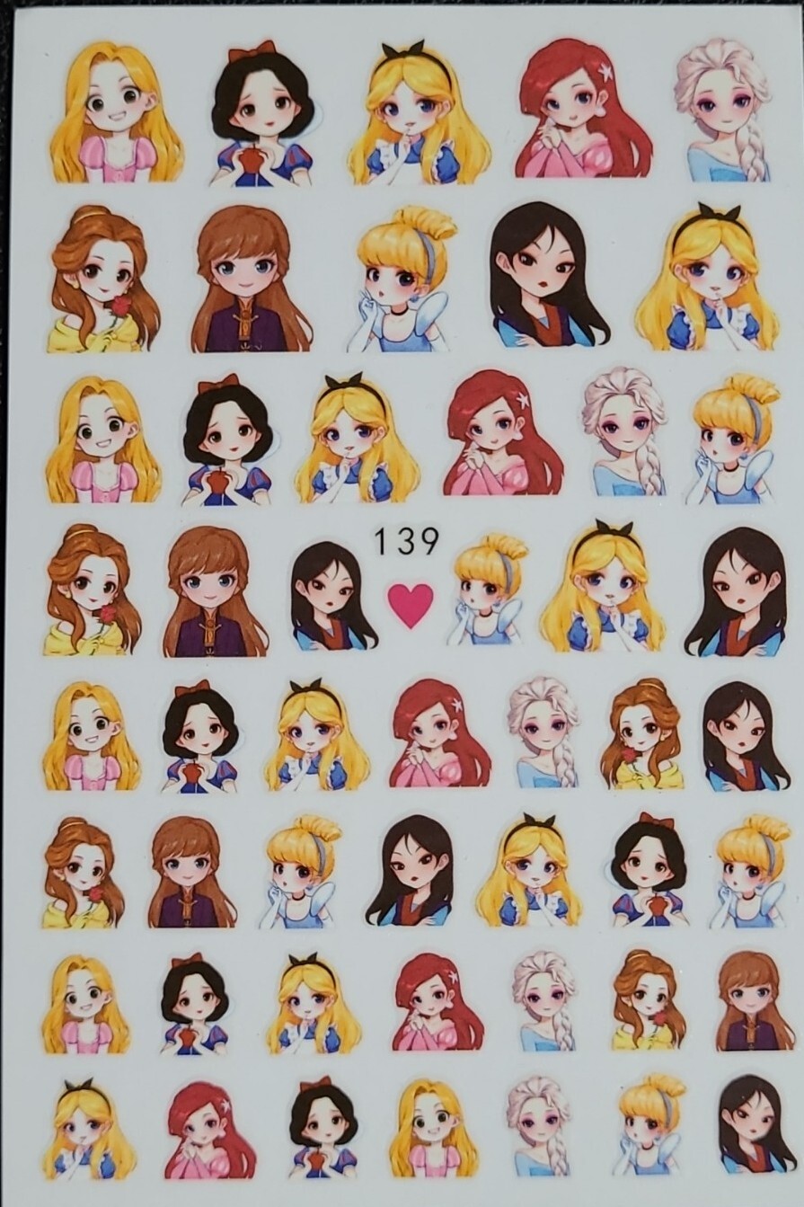 Disney Princess Nail Stickers
