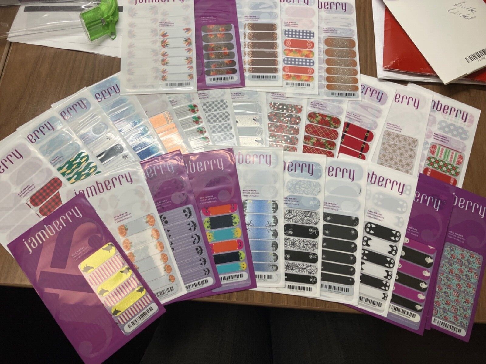 Jamberry Winter Christmas Fall Valentines Halloween Nail Wraps Full Sheets