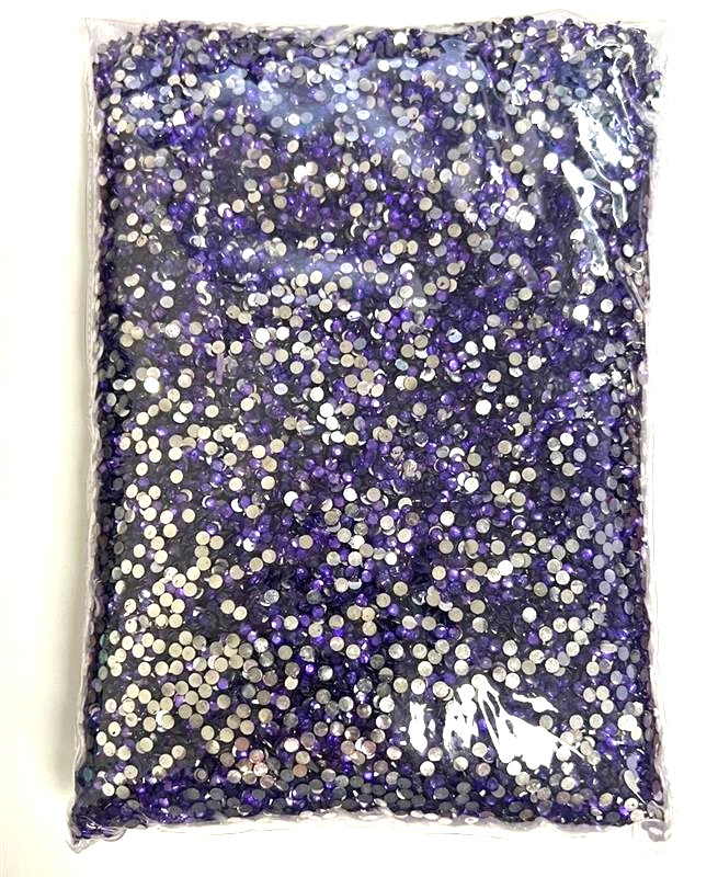 Purple Round Flat Back Crystal Rhinestone 3mm Jewelry Crafting Nail Gems