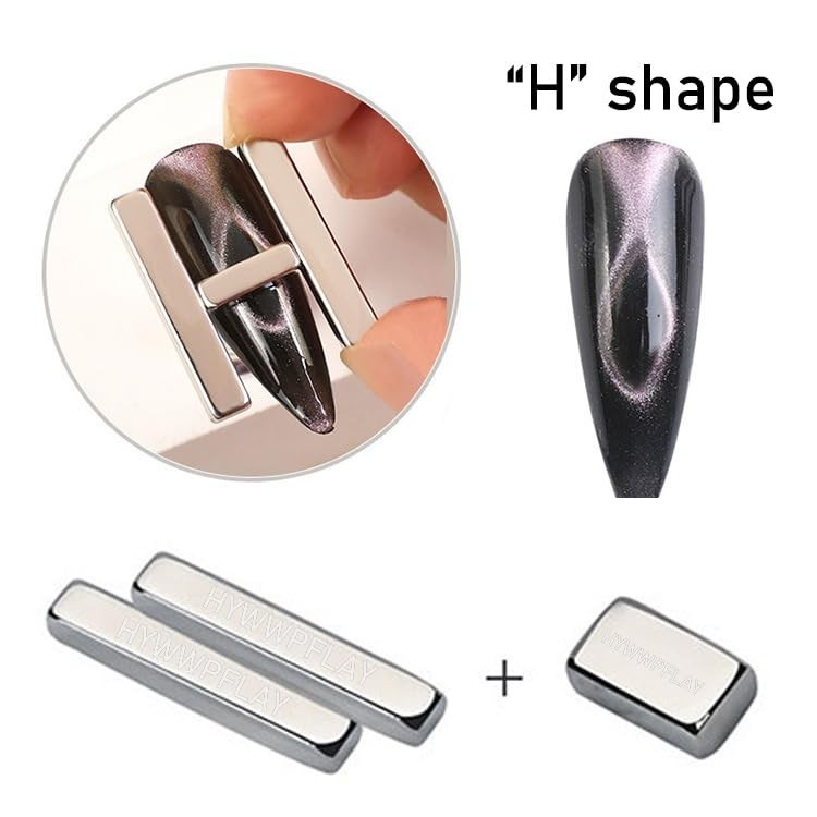 5-Piece Cat Eye Nail Magnet Set for Stunning DIY Nail Art – Quick & Easy Use