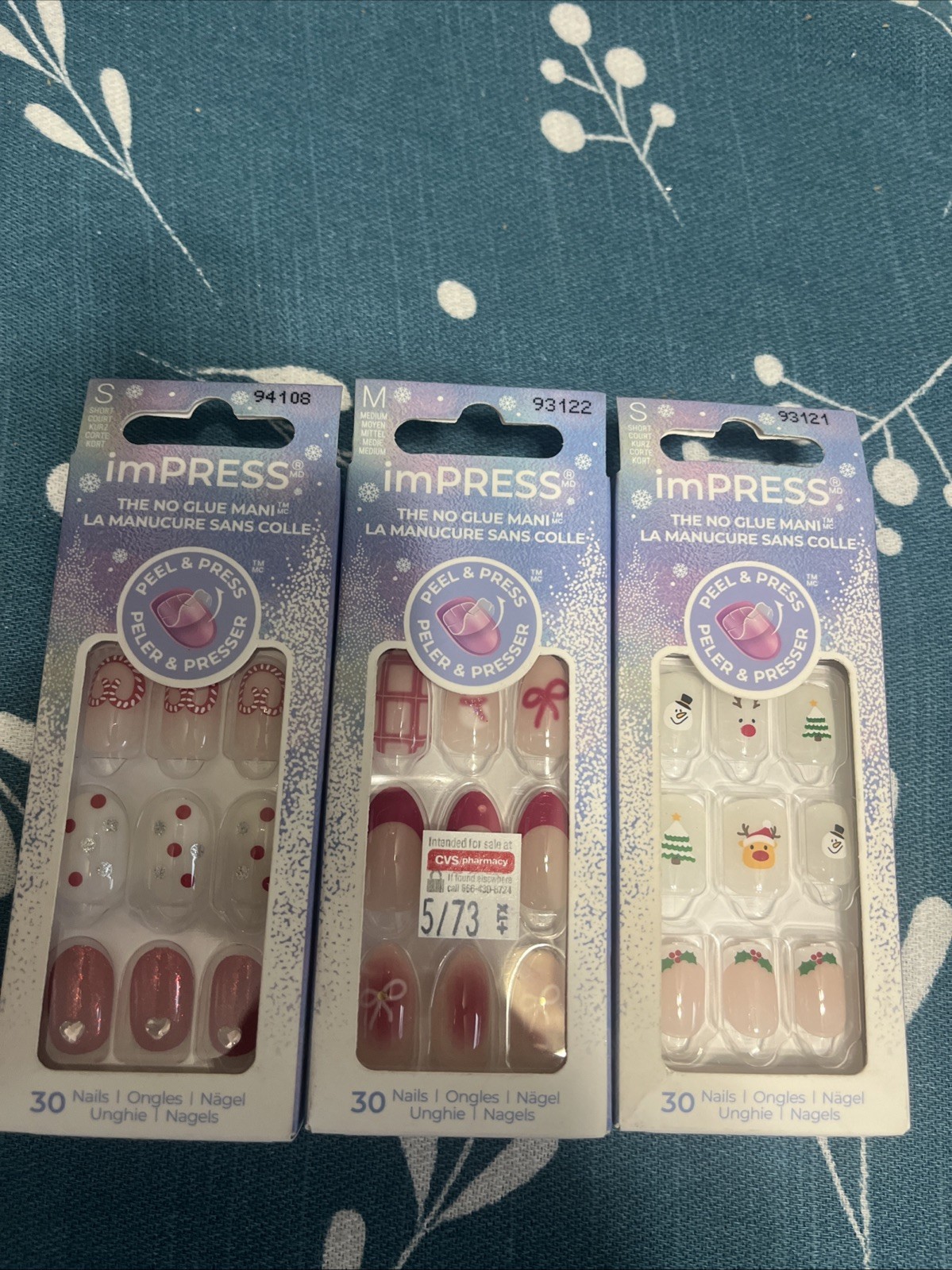 3 X Kiss Impress Holiday (1-94108 + 1-93422 + 1-93121)