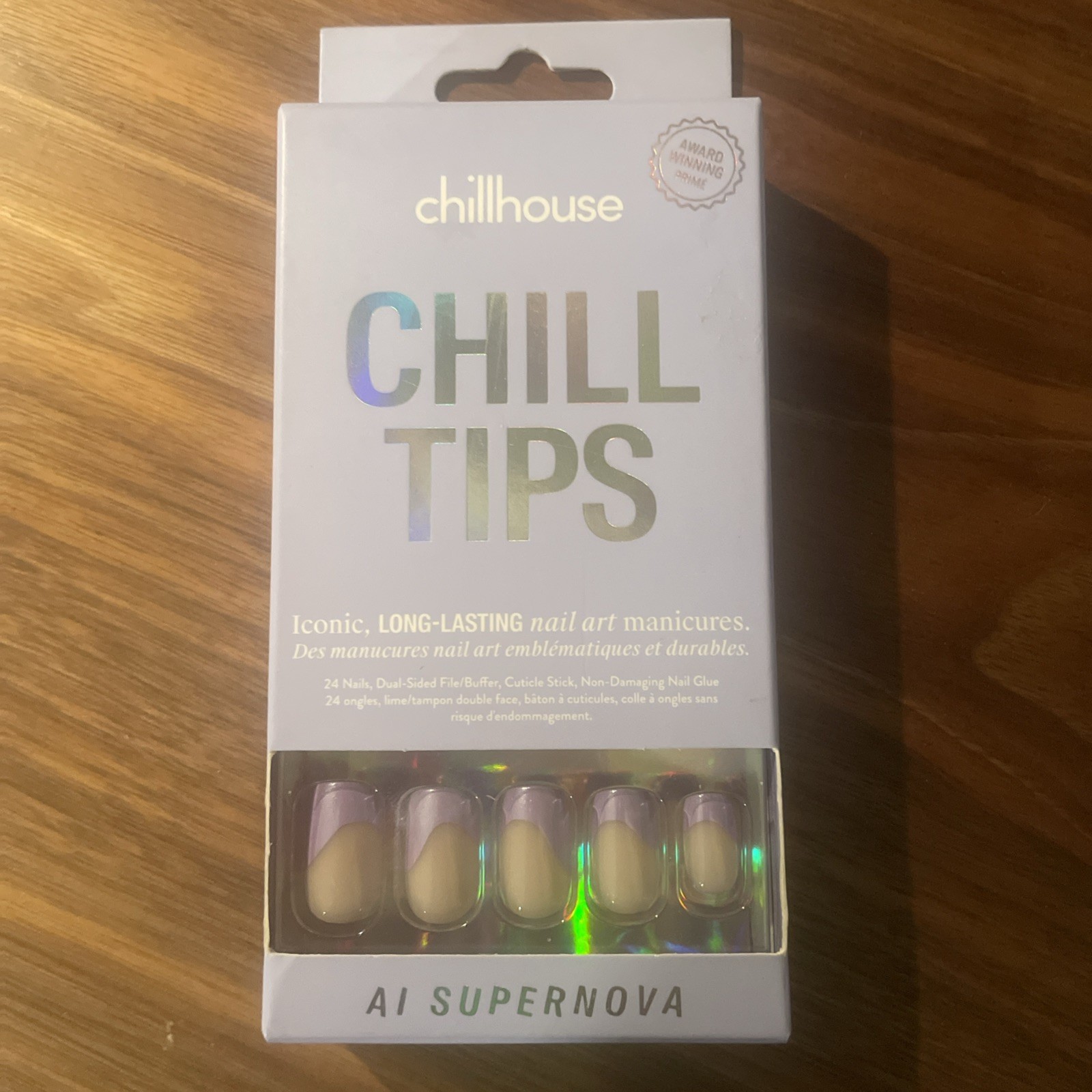 Chillhouse Chill Tips Press-On Nails AI Supernova 24ct – Box