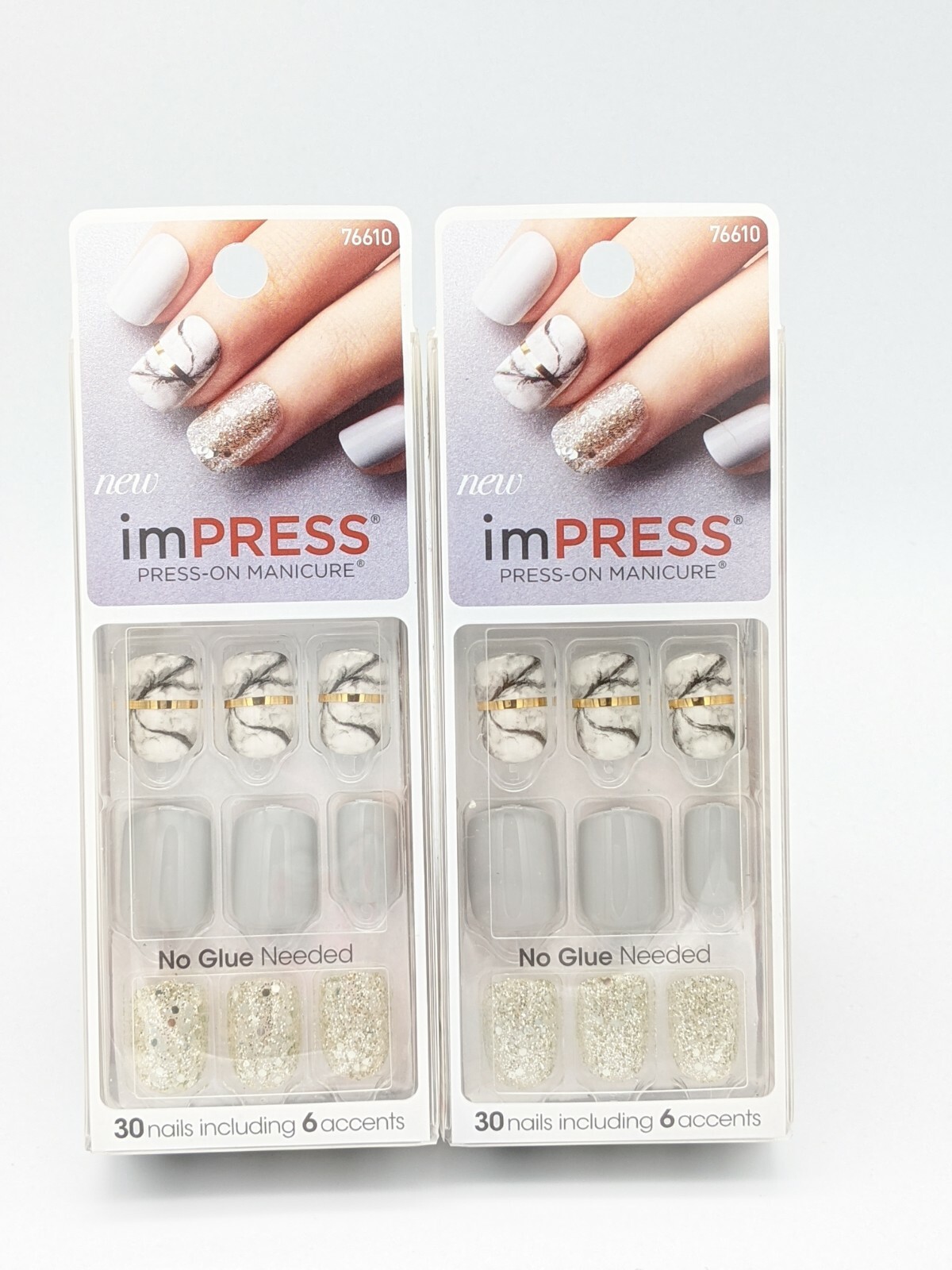 Kiss Impress Press-on Manicure #78376 YEAH BOY. Lot of 2