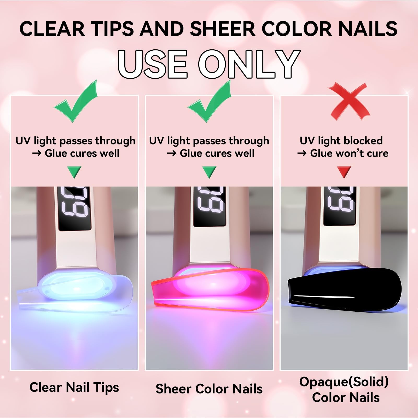 Makartt Solid Nail Glue Gel for Press on Nails: Strong 15ml / 0.53oz, Clear