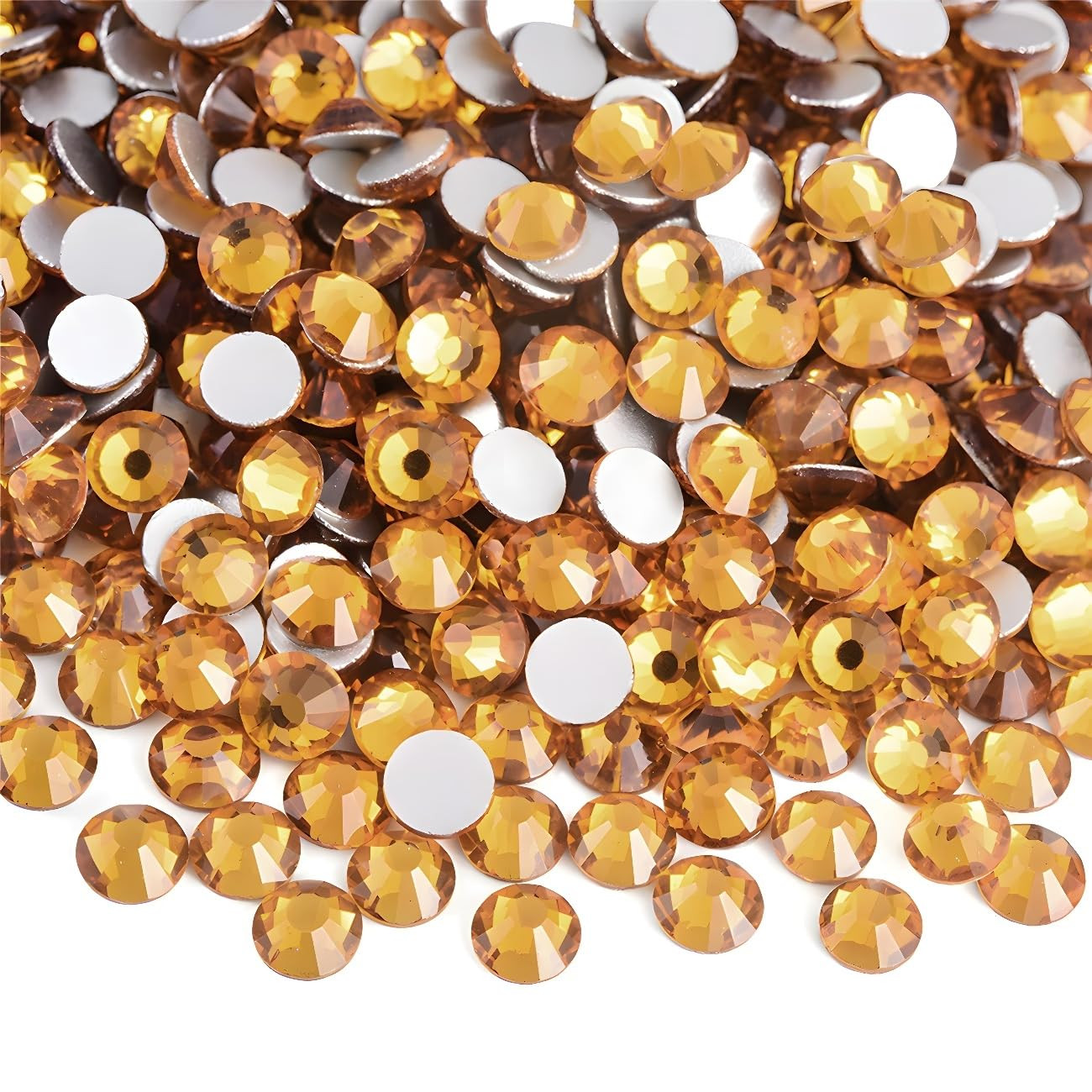 Flatback Rhinestones round Gems for Nails Art and Crafts 4000Pcs SS6 2Mm Glitter