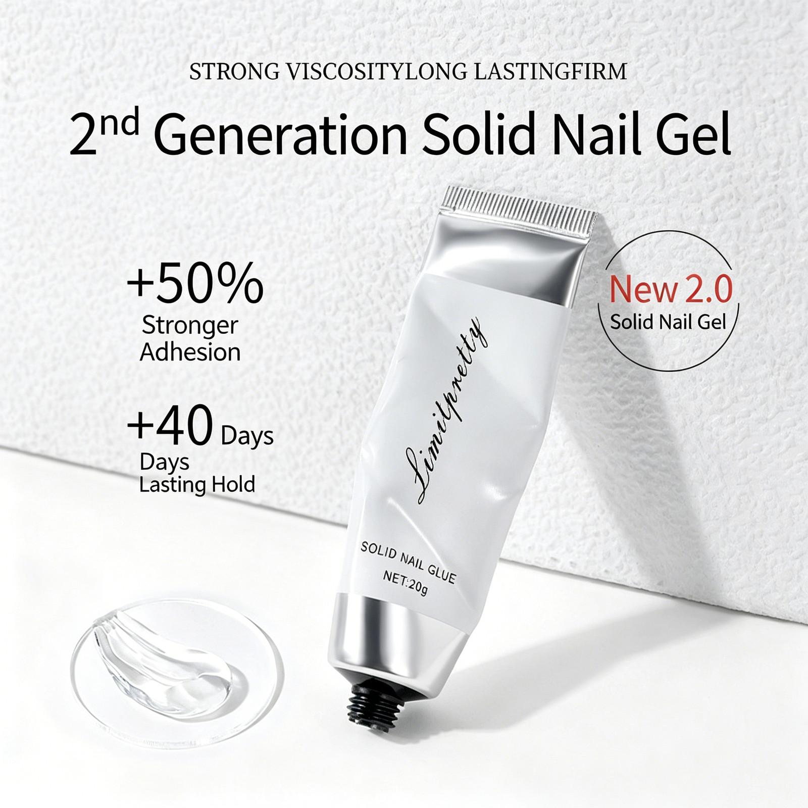 Huashengmei False Nail Tips European & American Full Cover Half Cover Frosted Tr