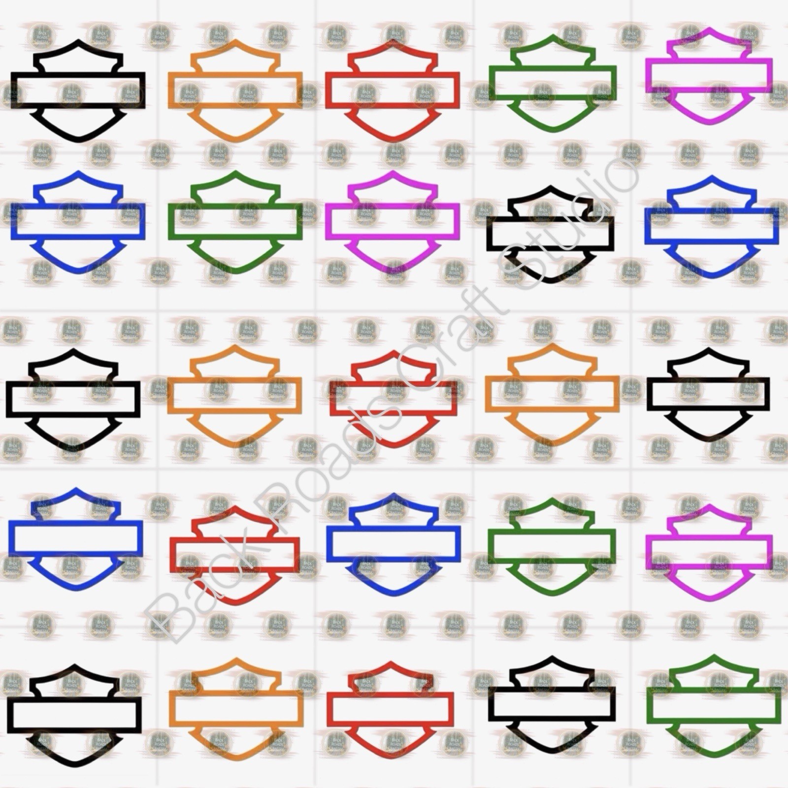 Motorcycle Waterslide Nail Art Decals Set Of 50 Instructions & Bonus JS
