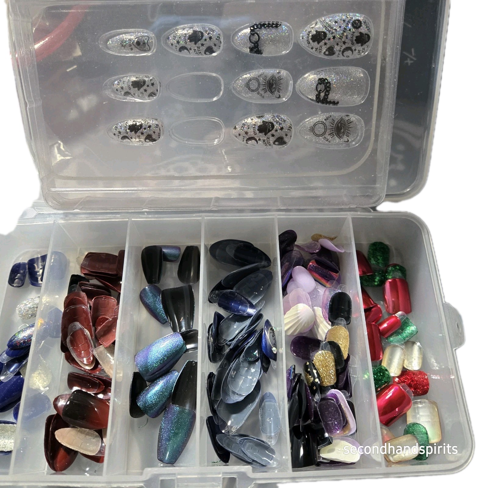 Press On Nails Kit Nail Womens Diy Nail Multicolor Assorted Lot Mainly Holiday