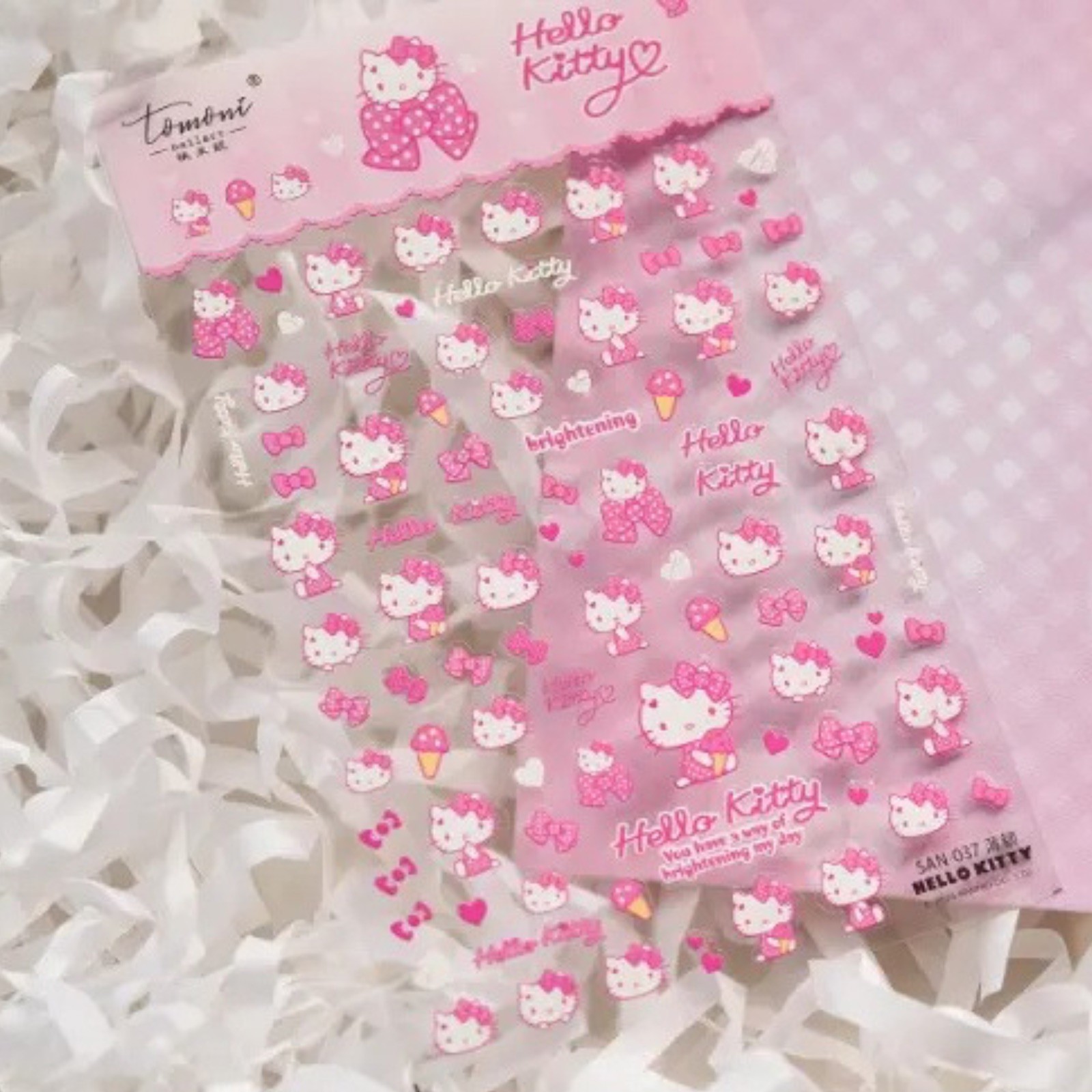 3D Cute Nail Stickers Sanrio Charaters Nail Stickers Nail Supplies for DIY Nail