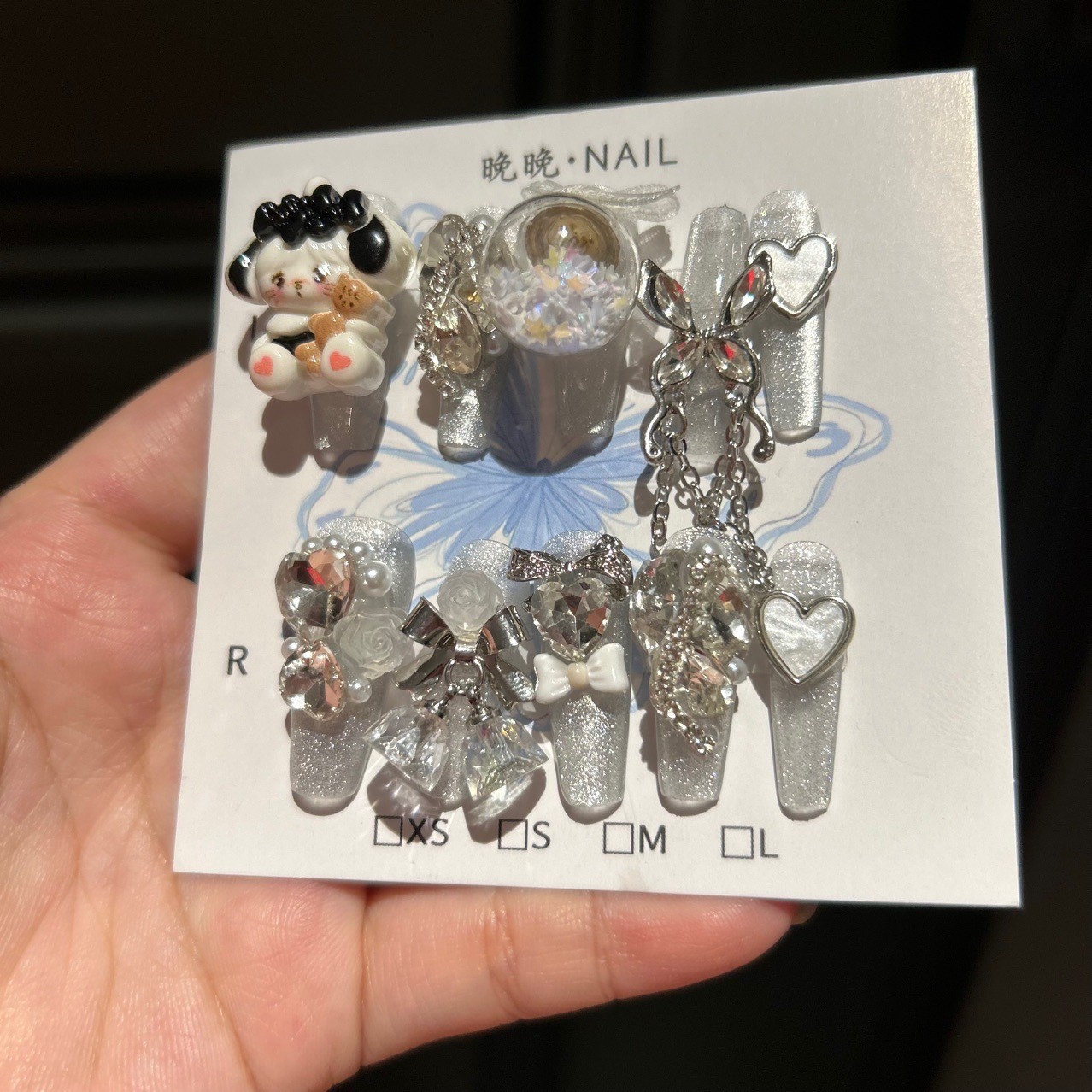 Cute Cool Cartoon Nails Handmade Press On Nails Removable