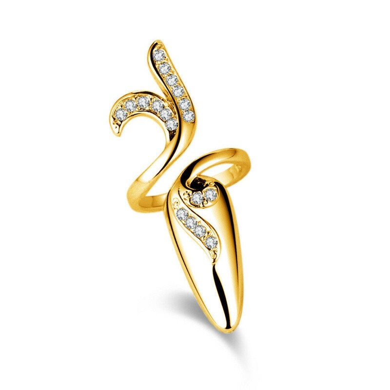 Nail Ring Creative Opening Korean-Style Women’s Temperament Chic and Unique 2pcs