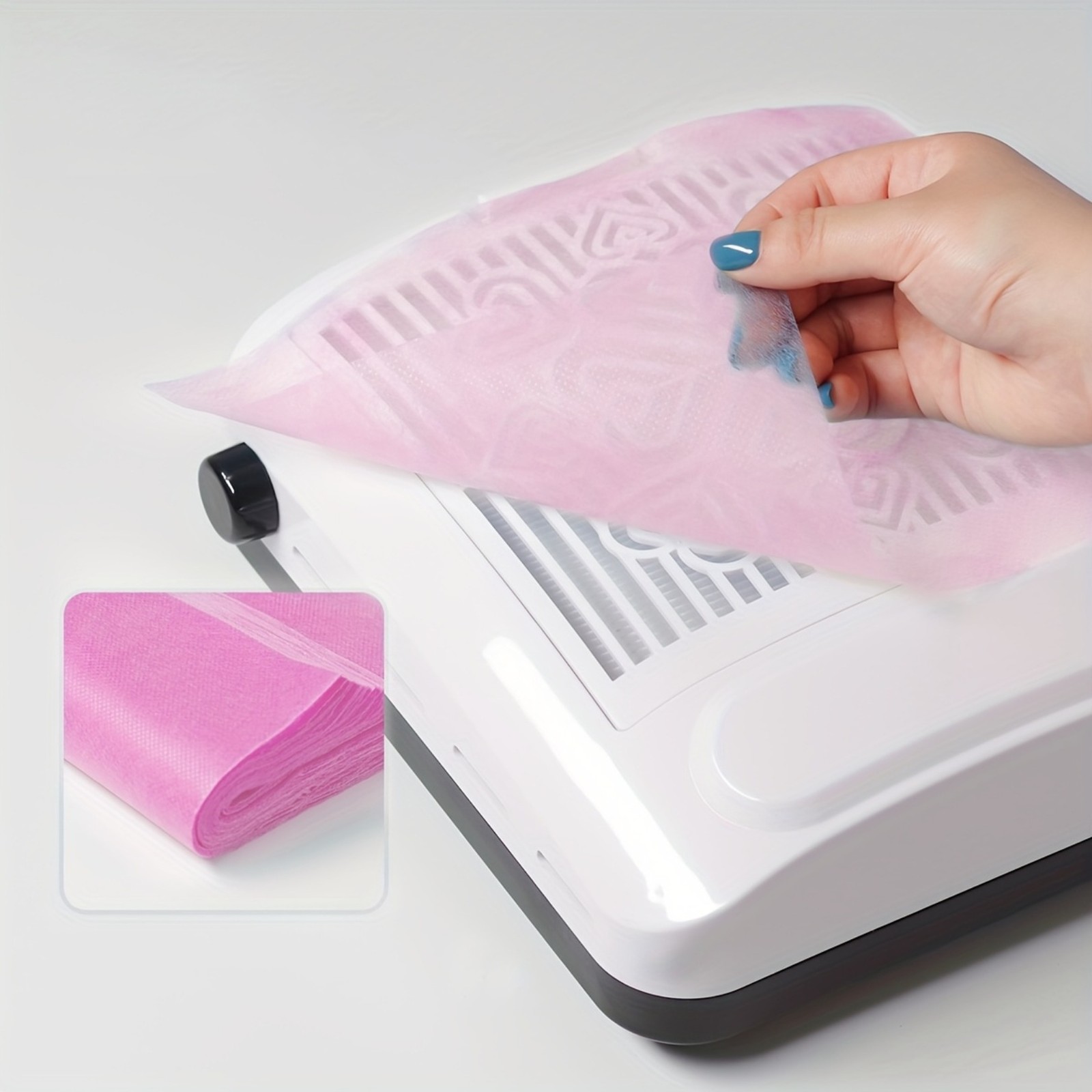100pcs Odorless Nail Dust Collector Filters for Professional Home Nail Machines