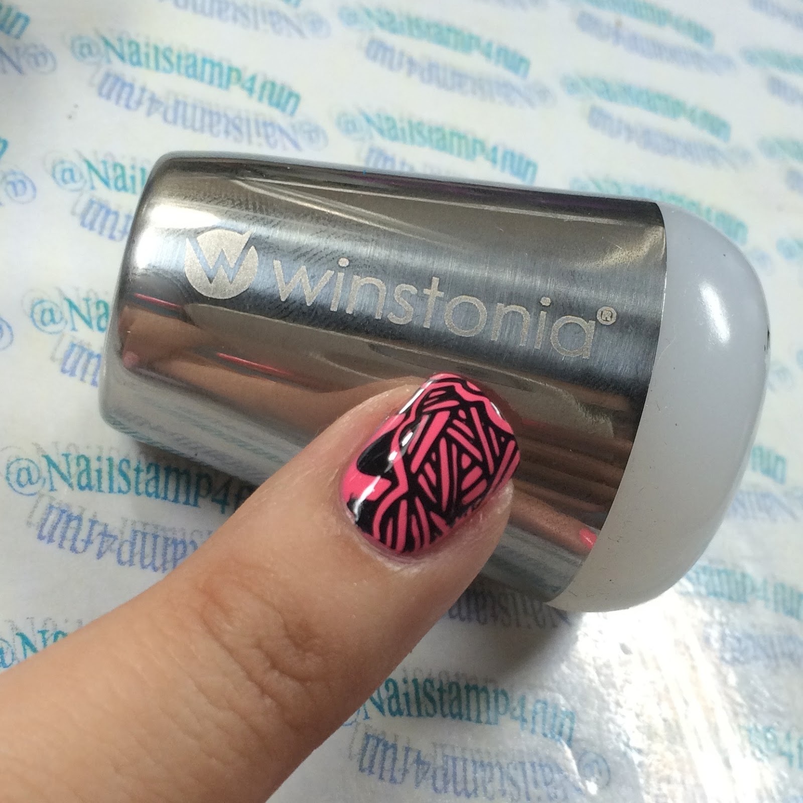 Winstonia Nail Art Stamper Marshmallow Jumbo Sticky Squishy Pad Stamping Tools