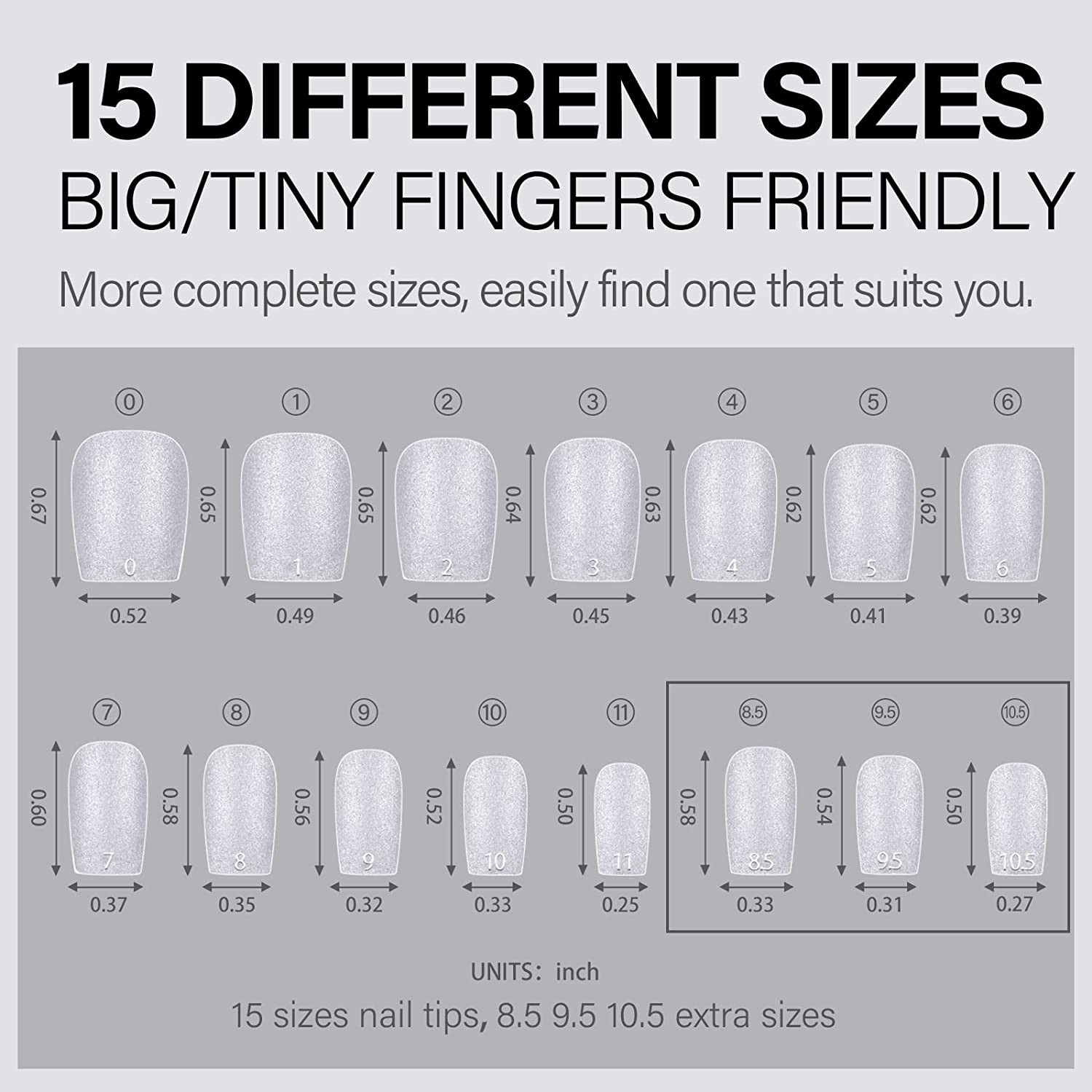 Extra Short Coffin Nail Tips – 450 PCS Upgraded Matte Soft Gel Full Cover Nail